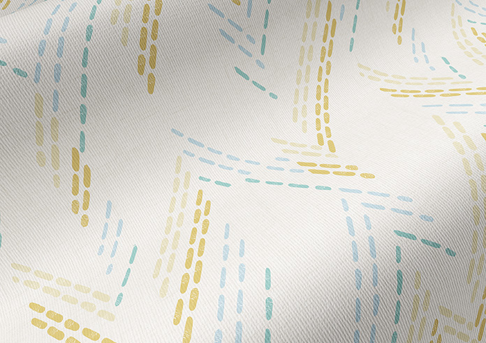 Dashing Zigzags, Warm Orange - Twist&Fit Roller Blind - Image 4